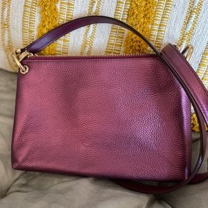 Purple coach bag unique